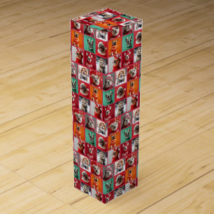 Festive Frenchie and Friends Wine Gift Box
