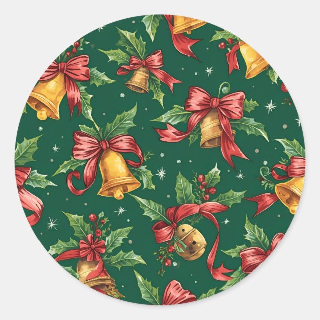 Festive Frenzy Maximalist Holiday Sticker (Front)