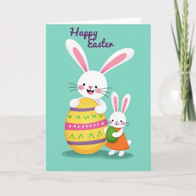 Festive Friends Egg Hunt Card (Front)