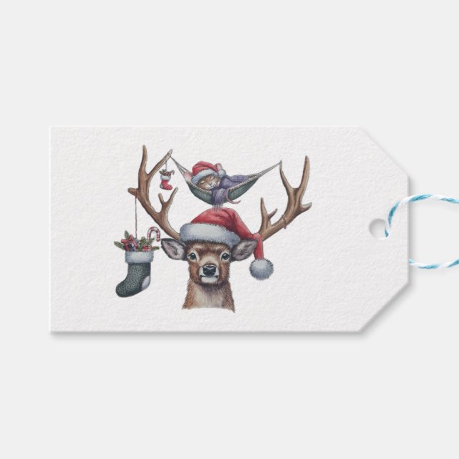 Festive Friends  Gift Tags (Front (Horizontal))