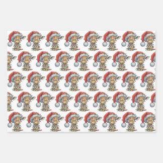Festive Friends Wrapping Paper Sheets