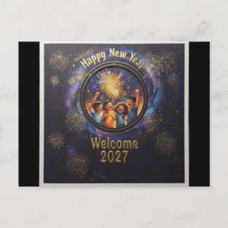 Festive Frolic Postcard