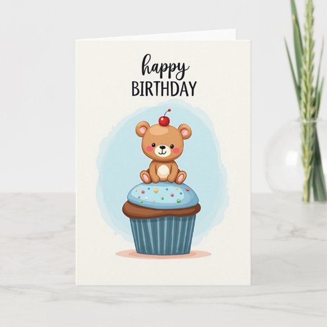 Festive Fruit Birthday Card (Front)