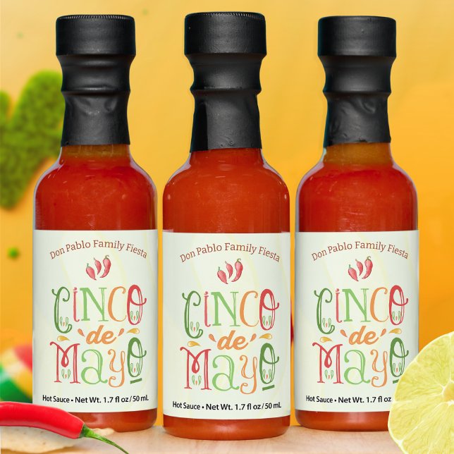 Festive Fun Cinco de Mayo Hot Sauces (Creator Uploaded)