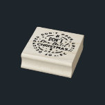 Festive, Fun & Colourful Do Not Open Til Christmas Rubber Stamp<br><div class="desc">No peeking! safeguard your Christmas presents from your sneaky peekers with our fun, whimsical "Don't Open until Christmas" rubber stamp. The Design features different fun and bold typographic typography to create a fun design. All illustrations contained in this fun, don't open til Christmas typographic rubber stamp design are hand-drawn original...</div>