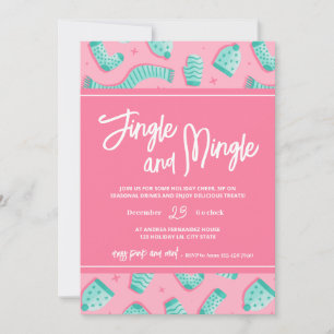 Festive Fun Pink Jingle Mingle Holiday Party