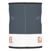 festive funny cute penguin personalized childrens lamp shade (Back)