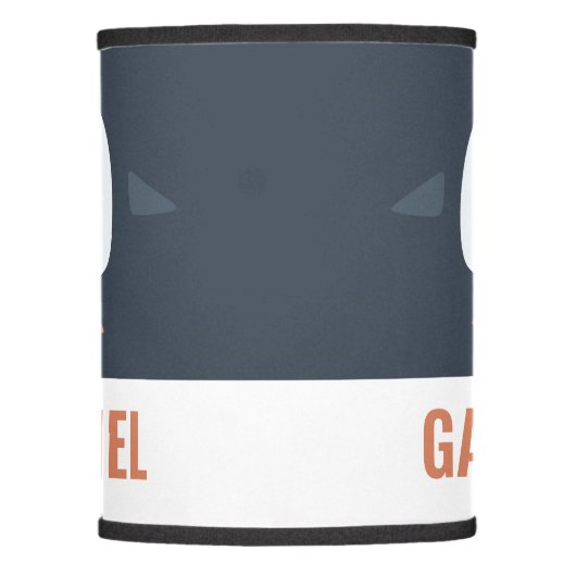 festive funny cute penguin personalized childrens lamp shade (Front)