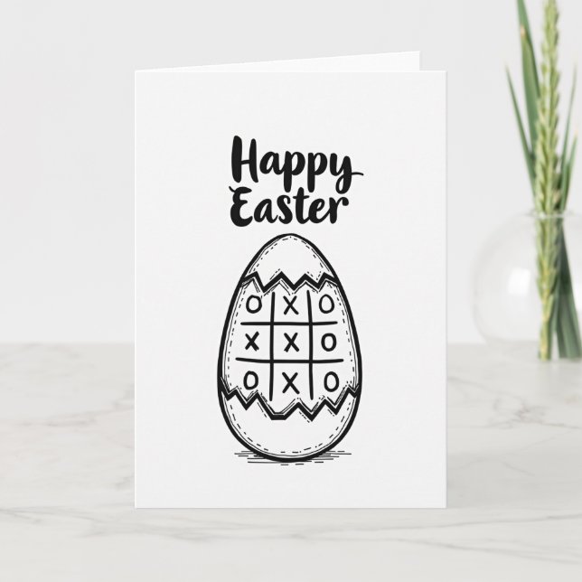 Festive Game Egg Season Card (Front)