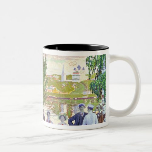 Festive Gathering 1910 Two_Tone Coffee Mug