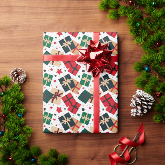 Festive Gift-Within-a-Gift Christmas Wrapping Paper