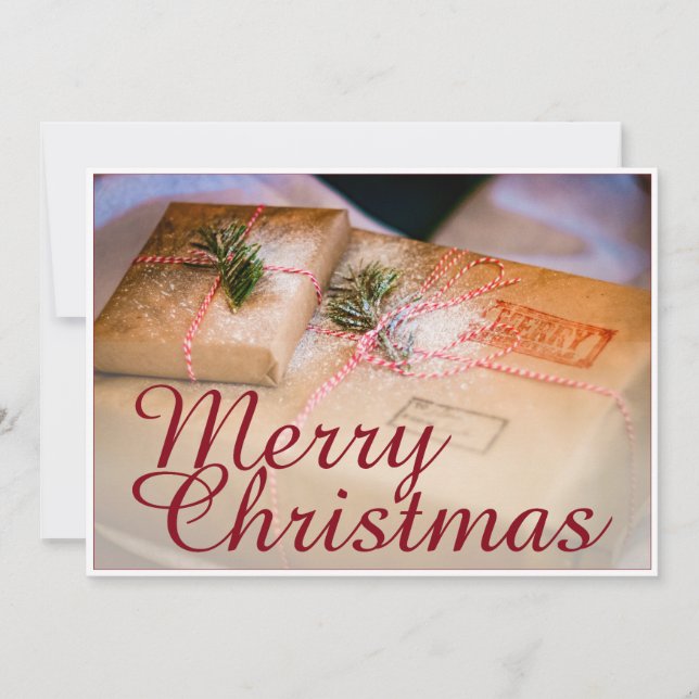 Festive gifts as Christmas motif (Front)