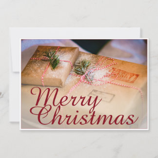 Festive gifts as Christmas motif