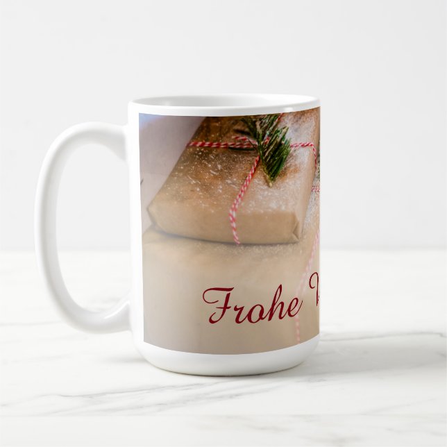 Festive gifts as Christmas motif Coffee Mug (Left)