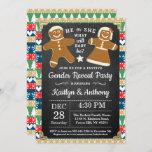 Festive Gingerbread Christmas Gender Reveal Party Invitation<br><div class="desc">Celebrate in style with these trendy holiday gender reveal party invitations. The design is easy to personalize with your own wording and your guests will be thrilled when they receive these fabulous invites.</div>