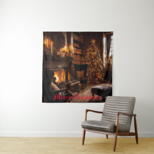 Festive Glow Tapestry