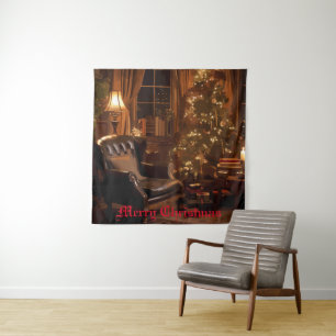 Festive Glow Tapestry