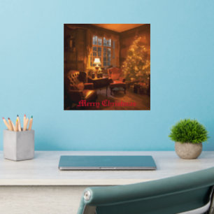 Festive Glow Wall Decal