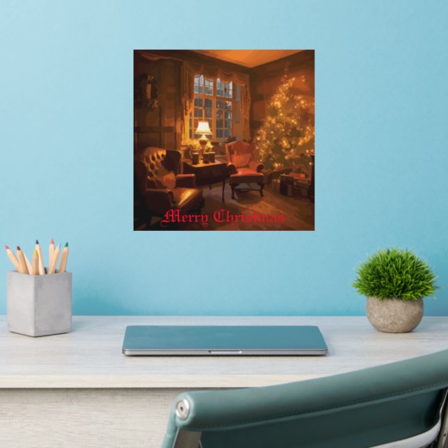Festive Glow Wall Decal (Home Office 2)