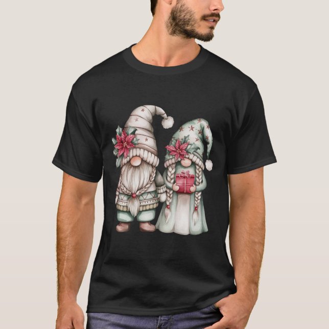 Festive Gnome Family T-Shirt (Front)