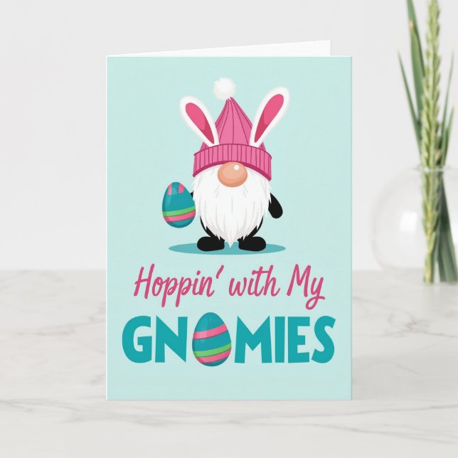 Festive Gnome Friends Card (Front)