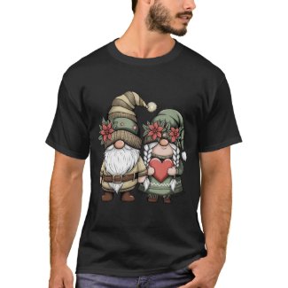 Festive Gnome Smiles T-Shirt