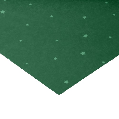 Festive Green and Starry Christmas Holiday Tissue Paper