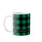 Festive Green Buffalo Plaid Custom Family Monogram