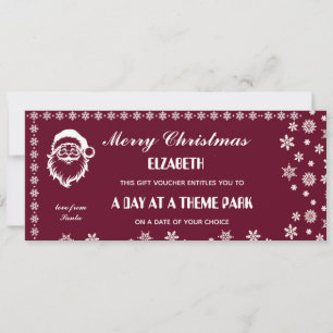 Festive Green Christmas Gift Voucher