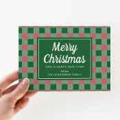 Tartan Plaid Farmhouse Forest Green Wrapping Paper