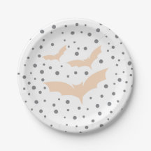 Festive Halloween Tableware - Black and Orange Bat