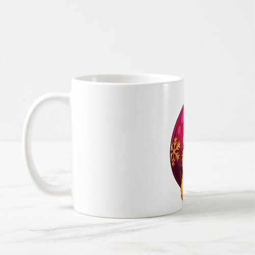 Festive Hamster in Ornament Coffee Mug