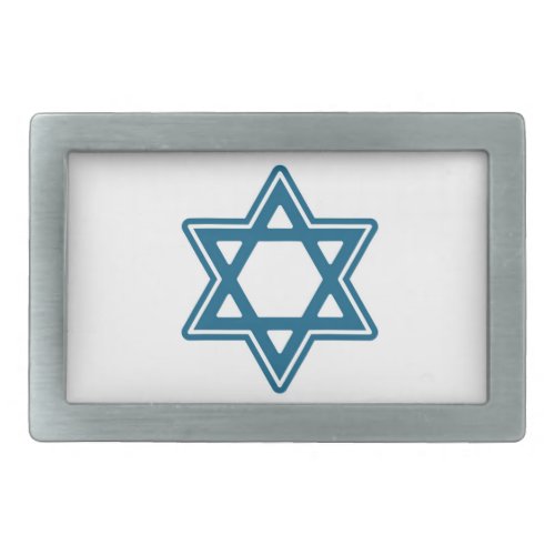 Festive Hanukkah Star Belt Buckle