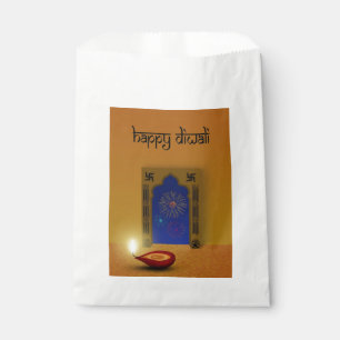Festive Happy Diwali Fireworks - Favor Bag