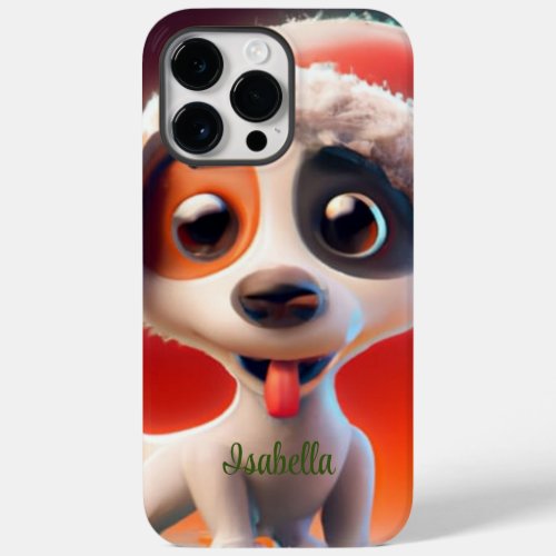 Festive  Happy Jack Russell Terrier Case_Mate iPhone 14 Pro Max Case