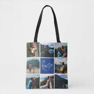 Festive Heritage Photo Collage Tote Bag