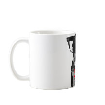 Festive Hipster Boston Terrier Mug!!