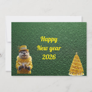 Festive Holiday Card:Sending Good Vibes and wishes Card