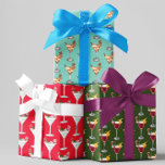 Festive Holiday Cocktail Party Christmas Drinks Wrapping Paper Sheets<br><div class="desc">This design may be personalized by choosing the Edit Design option. You may also transfer onto other items. Contact me at colorflowcreations@gmail.com or use the chat option at the top of the page if you wish to have this design on another product or need assistance with this design. See more...</div>