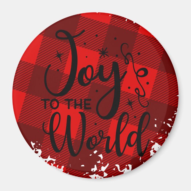 Festive Holiday Decor  Magnet (Front)