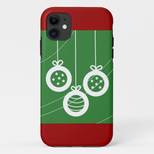 Festive Holiday Decorations iPhone 11 Case