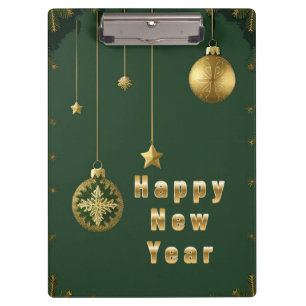 Festive Holiday Decorations Clipboard