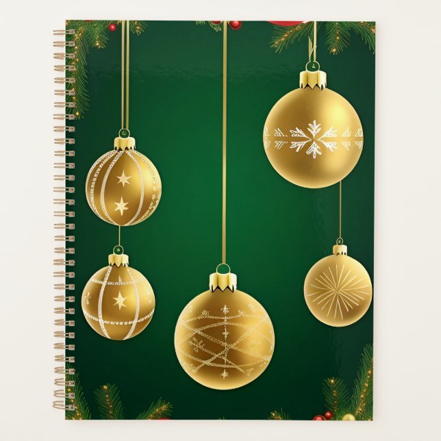 Festive Holiday Decorations Planner (Front)