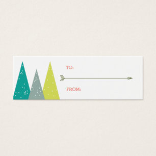 Festive Holiday Forest Gift Tags