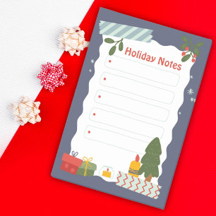 Festive Holiday List Post-it Notes