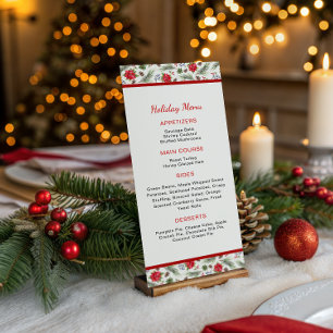 Festive Holiday Menu