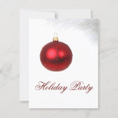 festive Holiday Party Invitations (Front)