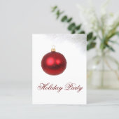 festive Holiday Party Invitations (Standing Front)
