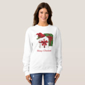 Festive Holiday Presents Christmas Gift Boxes Sweatshirt (Front Full)