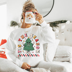 Festive Holiday Sweatshirt, Tis The Season Sweatshirt